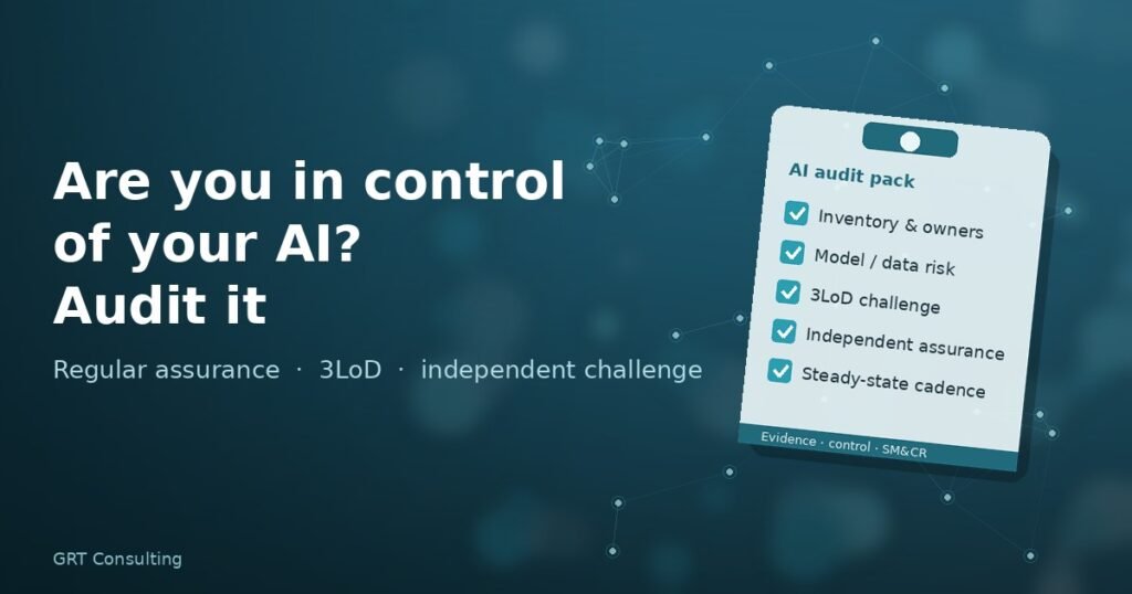 Are you in control of your AI? Audit it | GRT Consulting
